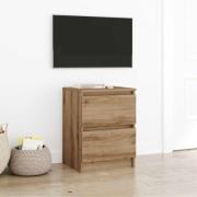 vidaXL TV-bänk hantverksmässig ek 40x35x54 cm konstruerat trä