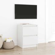 vidaXL TV-bänk vit 40x35x54 cm konstruerat trä