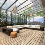 vidaXL Loungegrupp för trädgården med dynor 11 delar konstrotting brun