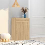 vidaXL Skoskåp sonoma-ek 60x35x84 cm konstruerat trä