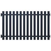 vidaXL Staketpanel antracit 170,5x75 cm pulverlackerat stål