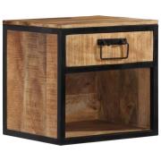 vidaXL Sängbord 40x35x40 cm massivt mangoträ