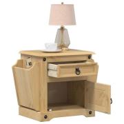 vidaXL Sängbord Corona 45x35x47,5 cm massiv furu