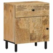 vidaXL Sängbord 50x33x60 cm massivt mangoträ