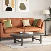 vidaXL Soffbordsben antracit 2 st 60x(30-31) cm stål
