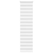 vidaXL Rullgardin zebra vit 60x230 cm tyg bredd 55,9 cm polyester