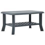 vidaXL Soffbord grön 90x60x46 cm plast