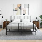 vidaXL Sängbord 2 st brun ek 40x40x50 cm konstruerat trä