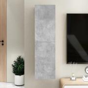 vidaXL TV -skåp betonggrå 30,5x30x110 cm konstruerat trä