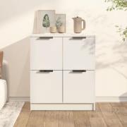 vidaXL Skänk vit 60x30x70 cm konstruerat trä