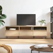 vidaXL Tv-bänk sonoma-ek 150x30x44,5 cm konstruerat trä