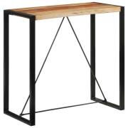 vidaXL Barbord 110x55x110 cm massivt återvunnet trä