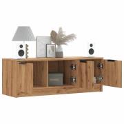vidaXL TV-bänk artisan ek 102x35x36,5 cm konstruerat trä