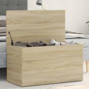 vidaXL Förvaringskista sonoma-ek 84x42x46 cm konstruerat trä