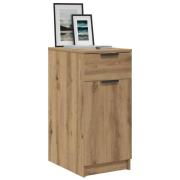 vidaXL Sängbord artisan ek 33x50x75 cm konstruerat trä