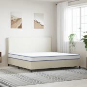 vidaXL Madrass med memoryskum 200 x 180 x 17 cm