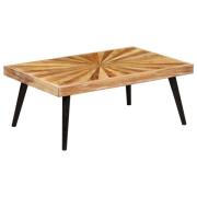 vidaXL Soffbord massivt mangoträ 90x55x36 cm