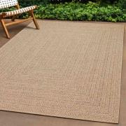 vidaXL Matta ZIZUR 200x200 cm jutelook inomhus och utomhus