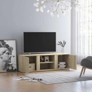 vidaXL TV-bänk sonoma-ek 120x34x37 cm konstruerat trä
