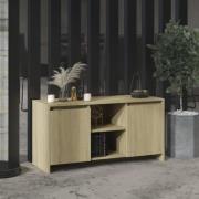 vidaXL Tv-bänk sonoma-ek 102x37,5x52,5 cm konstruerat trä
