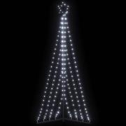 vidaXL LED julgran 339 LEDs kallvit 187 cm