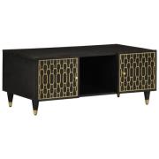 vidaXL Soffbord 100x54x40 cm massivt mangoträ