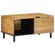 vidaXL Soffbord brun 80x50x40 cm mango i massivt trä