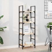 vidaXL Svävande hyllor 4 st 40x30x2 cm obehandlat massivt akaciaträ