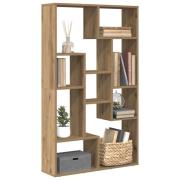vidaXL Bokhylla ek 72x20x120 cm konstruerat trä