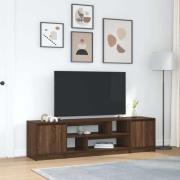 vidaXL TV-bänk brun ek 188,5x41x50 cm konstruerat trä