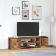 vidaXL TV-bänk gammalt trä 188,5x41x50 cm konstruerat trä