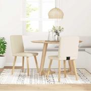 vidaXL Matstolar 2 st linnetyg