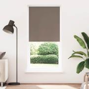vidaXL Rullgardin för mörkläggning 120 x 230 cm kaffe