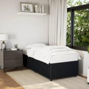 vidaXL Sängram svart 90x200 cm sammet