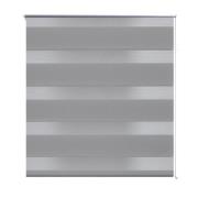 vidaXL Rullgardin Zebra 120 x 175 cm grå