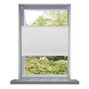 vidaXL Plisségardin 60x125 cm vit