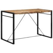 vidaXL Barbord 175x90x110 cm massivt grovt mangoträ