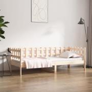 vidaXL Dagbädd utan madrass 90x200 cm massiv furu