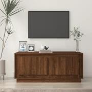 vidaXL Soffbord brun ek 102x50x44 cm konstruerat trä