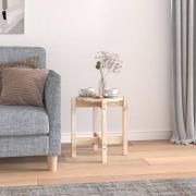 vidaXL Soffbord Ø 42,5x45 cm massiv furu