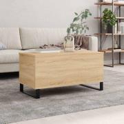 vidaXL Soffbord sonoma-ek 90x44,5x45 cm konstruerat trä