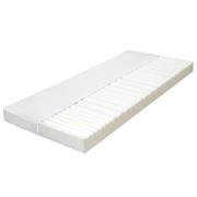 vidaXL Madrass 120x200 cm 7 zoner PU-skum 10 cm H2 H3