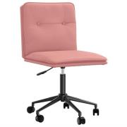 vidaXL Matstol rosa konstläder
