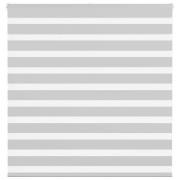 vidaXL Rullgardin zebra ljusgrå 145x150 cm tyg bredd 140,9cm polyester