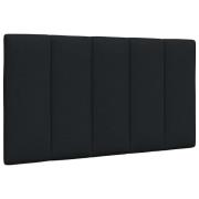 vidaXL Headboard Cushion "Hanko" Black 80 cm Fabric