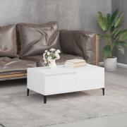 vidaXL Soffbord vit 90x50x36,5 cm konstruerat trä
