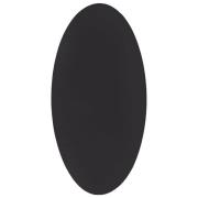 vidaXL Matta "HUARTE" Svart 80x150 cm Oval