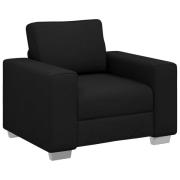 vidaXL Fåtölj Svart 59 cm Tyg