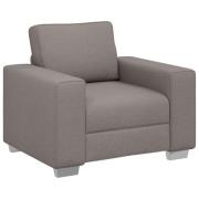vidaXL Sofffåtölj i Taupe - 59 cm tyg