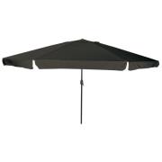 vidaXL Trädgårdsparasol ø395x245 cm Svart